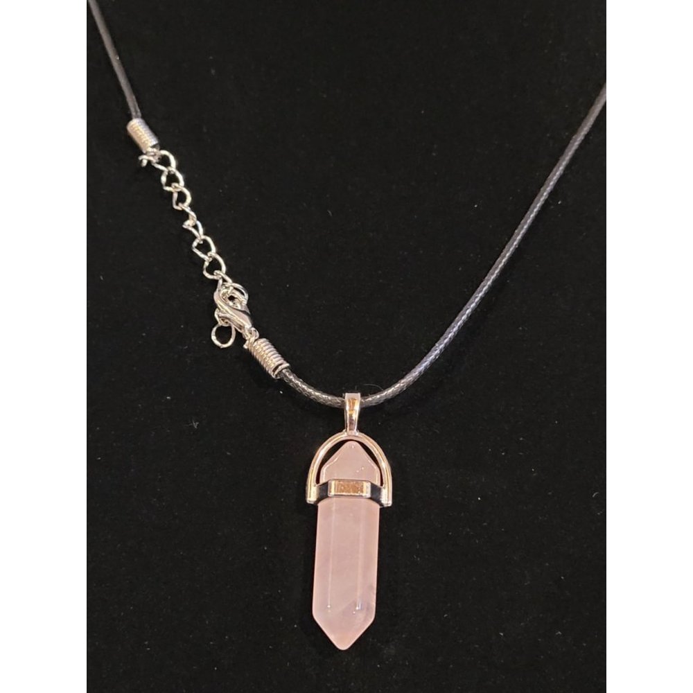 Natural Rose Quartz Yoga Healing Necklace